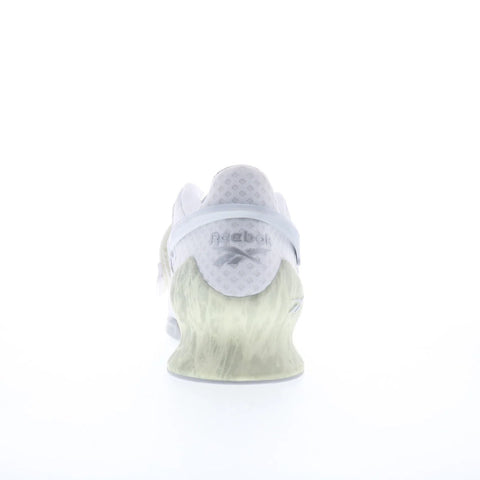 Reebok Legacy Lifter II Womens White Leather Athletic Weightlifting Shoes