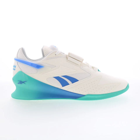 Reebok Legacy Lifter III Mens White Synthetic Athletic Weightlifting Shoes