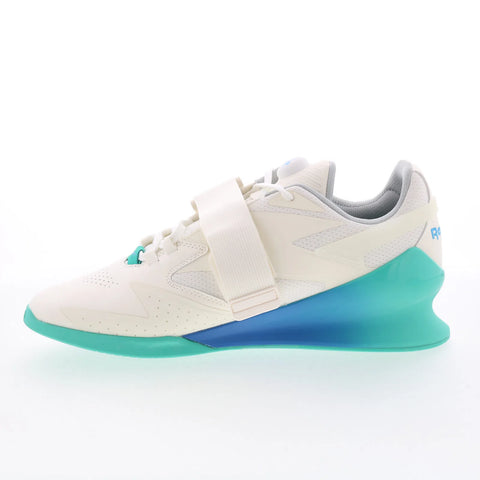 Reebok Legacy Lifter III Mens White Synthetic Athletic Weightlifting Shoes