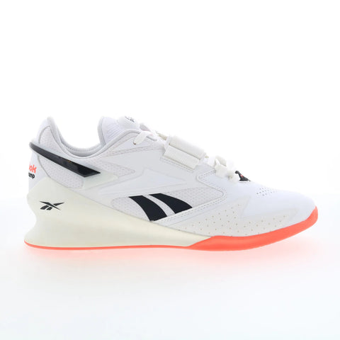 Reebok Legacy Lifter III Mens White Synthetic Athletic Weightlifting Shoes
