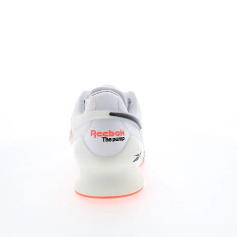 Reebok Legacy Lifter III Mens White Synthetic Athletic Weightlifting Shoes