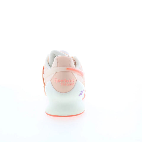 Reebok Legacy Lifter III Womens Beige Leather Athletic Weightlifting Shoes
