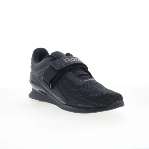 Reebok Legacy Lifter IV Mens Black Mesh Athletic Weightlifting Shoes