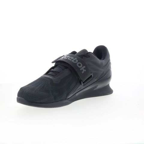 Reebok Legacy Lifter IV Mens Black Mesh Athletic Weightlifting Shoes
