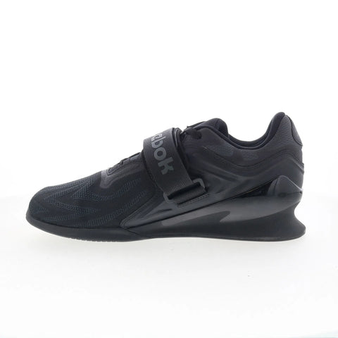 Reebok Legacy Lifter IV Mens Black Mesh Athletic Weightlifting Shoes