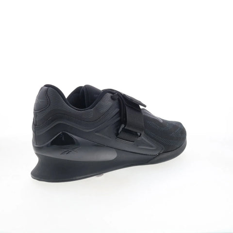Reebok Legacy Lifter IV Mens Black Mesh Athletic Weightlifting Shoes