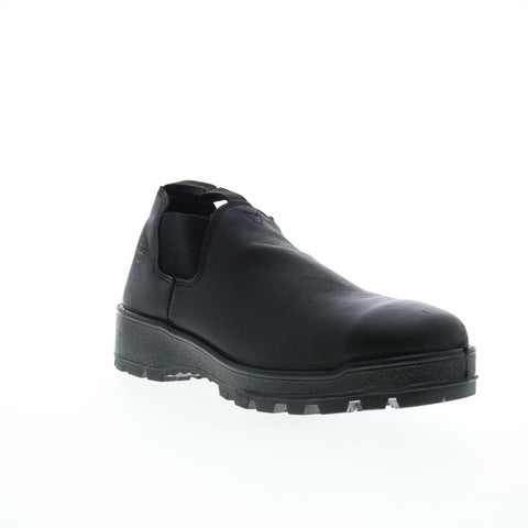Lehigh Steel Toe Work Romeo LEHI013 Mens Black Leather Athletic Work Shoes