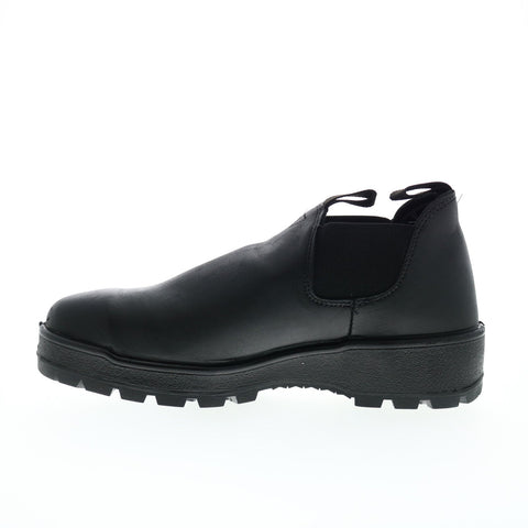 Lehigh Steel Toe Work Romeo LEHI013 Mens Black Leather Athletic Work Shoes