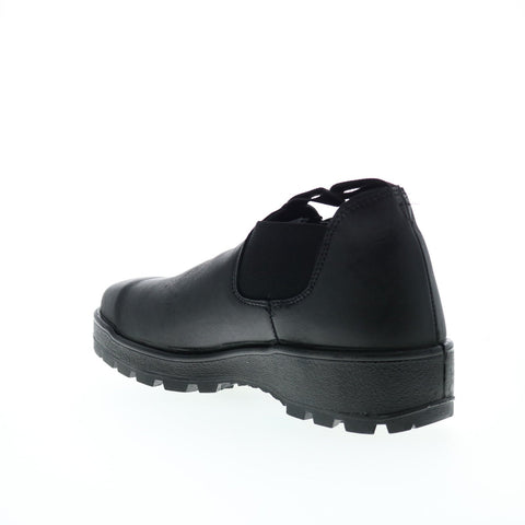 Lehigh Steel Toe Work Romeo LEHI013 Mens Black Leather Athletic Work Shoes