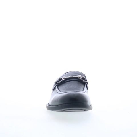 Steve Madden Lekter Mens Black Leather Loafers & Slip Ons Casual Shoes