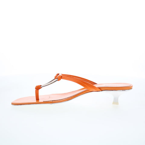 Lemon Dry Vernice Arancio LEMON 2 Womens Orange Synthetic Mules Heels Shoes