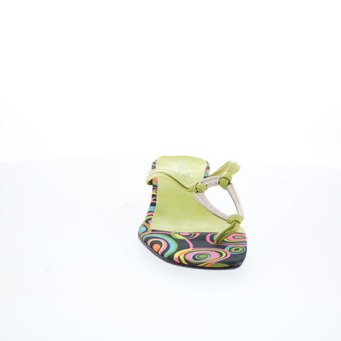 Lemon Dry Vernice Verde LEMON 3 Womens Green Synthetic Mules Heels Shoes
