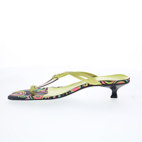Lemon Dry Vernice Verde LEMON 3 Womens Green Synthetic Mules Heels Shoes