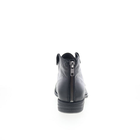 Miz Mooz Lennox Eu LENNOX-EU Womens Black Leather Ankle & Booties Boots