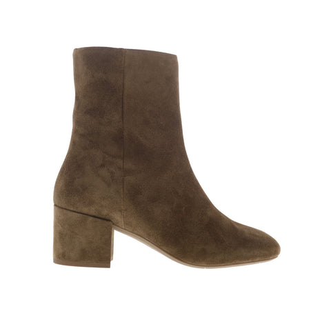 Aquatalia Leonora L540156 Womens Brown Suede Zipper Ankle & Booties Boots
