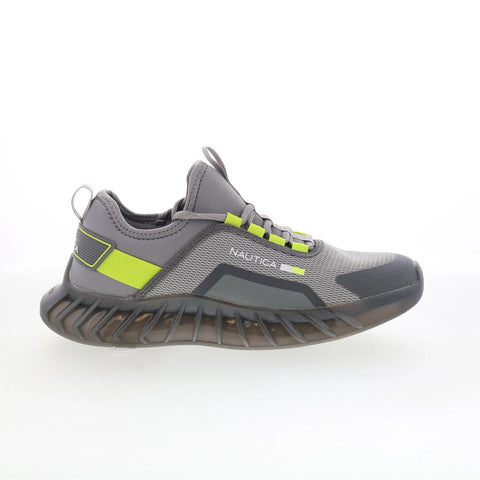 Nautica Liard CG5434 Mens Gray Synthetic Lace Up Lifestyle Sneakers Shoes