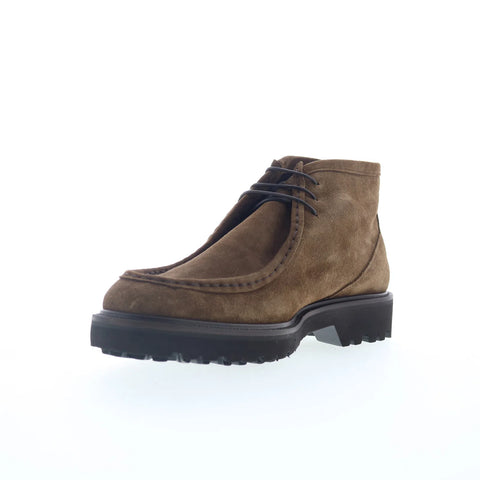 Pastori by Di Bianco Lictor Suede LICTOR Mens Brown Suede Chukkas Boots