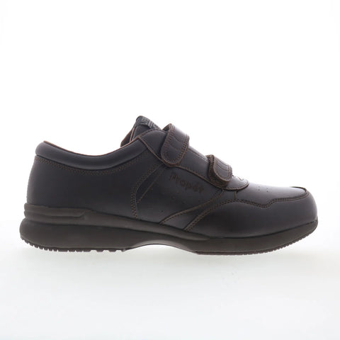 Propet Life Walker Strap Mens Brown Extra Extra Wide 5E Sneakers Shoes