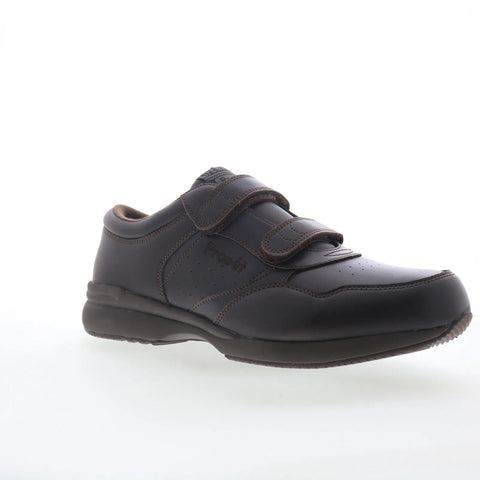 Propet Life Walker Strap Mens Brown Extra Extra Wide 5E Sneakers Shoes