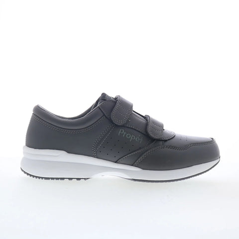 Propet Life Walker Strap Mens Gray Extra Extra Wide 5E Sneakers Shoes