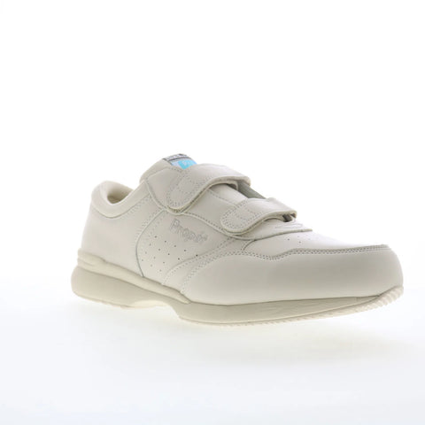 Propet Life Walker Strap Mens White Extra Extra Wide 5E Sneakers Shoes