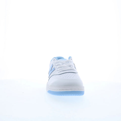 New Balance BB80 BB80BLU Mens White Leather Lifestyle Sneakers Shoes