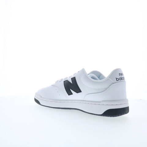 New Balance BB80 BB80BNN Mens White Leather Lace Up Lifestyle Sneakers Shoes