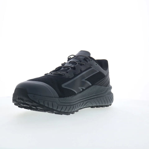 Hi-Tec Lina EZ CH80522M-BV Mens Black Mesh Lace Up Athletic Hiking Shoes