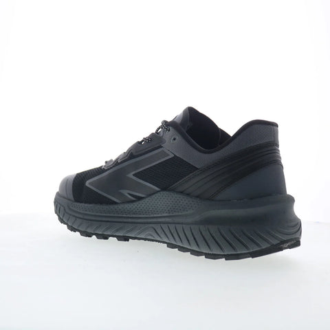Hi-Tec Lina EZ CH80522M-BV Mens Black Mesh Lace Up Athletic Hiking Shoes