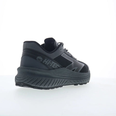 Hi-Tec Lina EZ CH80522M-BV Mens Black Mesh Lace Up Athletic Hiking Shoes