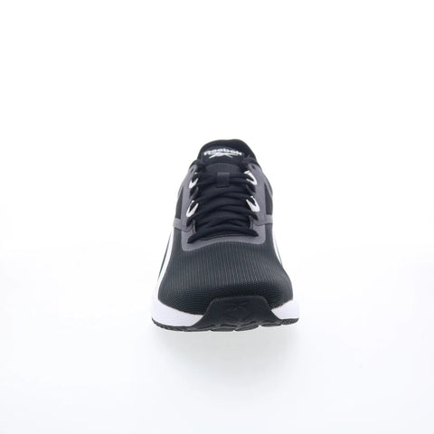 Reebok Lite Plus 3 Mens Black Mesh Lace Up Athletic Running Shoes