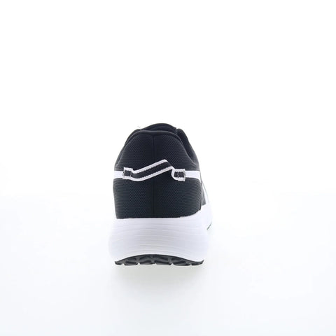 Reebok Lite Plus 3 Mens Black Mesh Lace Up Athletic Running Shoes
