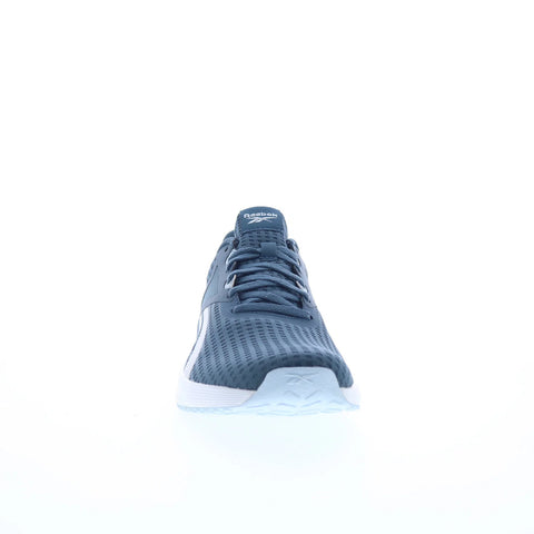 Reebok Lite Plus 3 Womens Blue Mesh Lace Up Lifestyle Sneakers Shoes