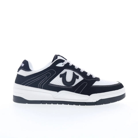 True Religion Lloyd Mens Black Mesh Lace Up Lifestyle Sneakers Shoes