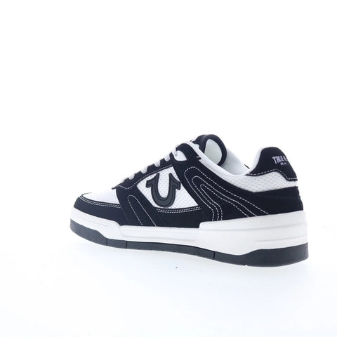 True Religion Lloyd Mens Black Mesh Lace Up Lifestyle Sneakers Shoes