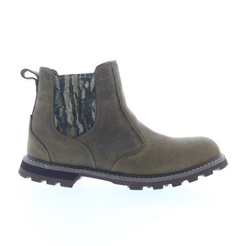 Original Muck Fairfield Chelsea LMC90C Mens Green Leather Chelsea Boots