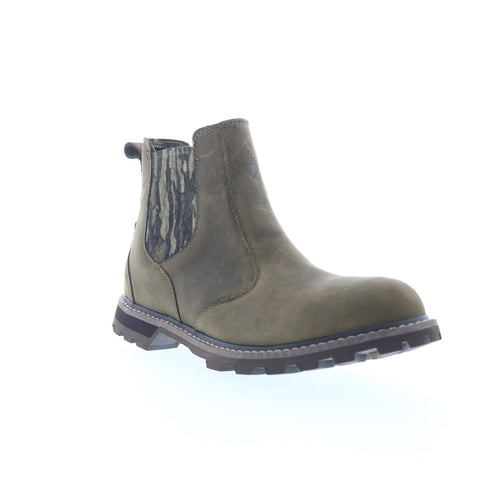 Original Muck Fairfield Chelsea LMC90C Mens Green Leather Chelsea Boots