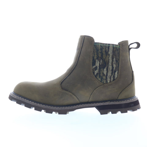 Original Muck Fairfield Chelsea LMC90C Mens Green Leather Chelsea Boots