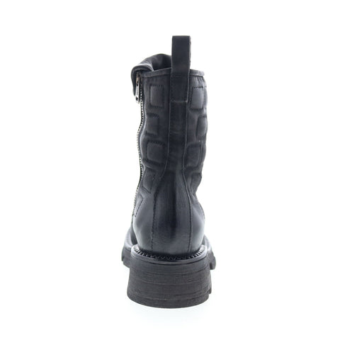 A.S. 98 Lockwood Womens Black Leather Lace Up Casual Dress Boots