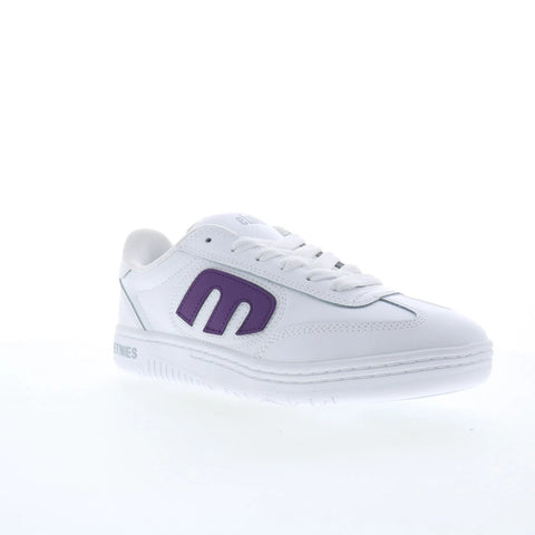 Etnies Locut 4101000507100 Mens White Leather Skate Inspired Sneakers Shoes