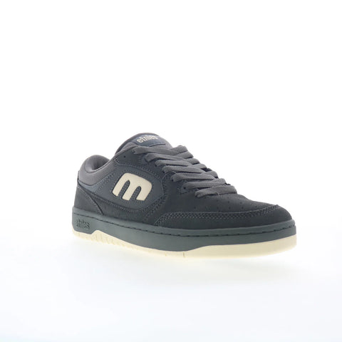 Etnies Loot 4101000584021 Mens Gray Leather Skate Inspired Sneakers Shoes