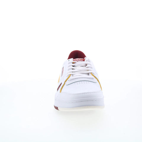 Reebok LT Court Mens White Leather Lace Up Lifestyle Sneakers Shoes