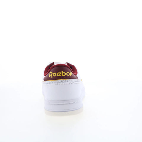 Reebok LT Court Mens White Leather Lace Up Lifestyle Sneakers Shoes