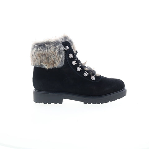 Easy Spirit Luanna 8 Martha Stewart Womens Black Leather Casual Dress Boots