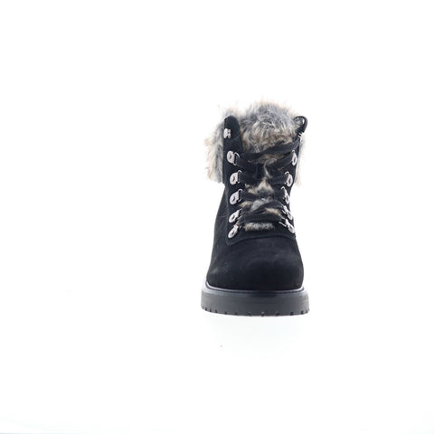 Easy Spirit Luanna 8 Martha Stewart Womens Black Leather Casual Dress Boots