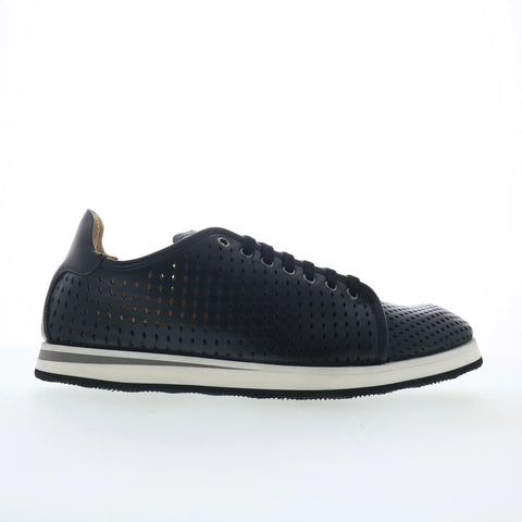 Mezlan Luce Perforated Sneaker 25583 Mens Black Lifestyle Sneakers Shoes
