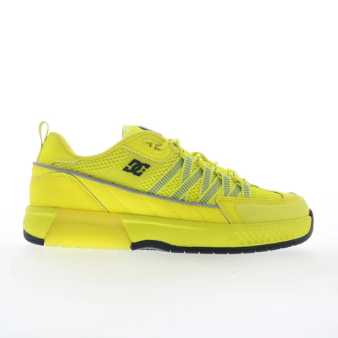 DC Lucien ADYS100833-3GF Mens Green Leather Skate Inspired Sneakers Shoes
