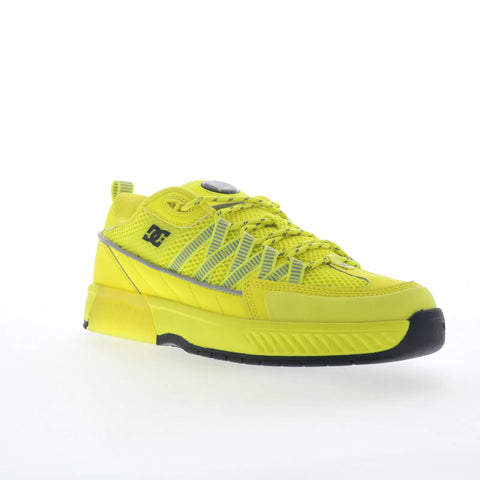 DC Lucien ADYS100833-3GF Mens Green Leather Skate Inspired Sneakers Shoes