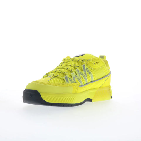 DC Lucien ADYS100833-3GF Mens Green Leather Skate Inspired Sneakers Shoes