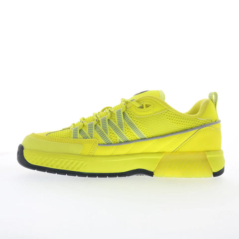 DC Lucien ADYS100833-3GF Mens Green Leather Skate Inspired Sneakers Shoes
